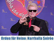 Narrhalla-Soirée im Deutschen Theater am 30.01.2015. Auf dem Programm stand dabei auch die traditionelle Verleihung des Karl-Valentin-Ordens an Heino  (©Foto:  Martin Schmitz)